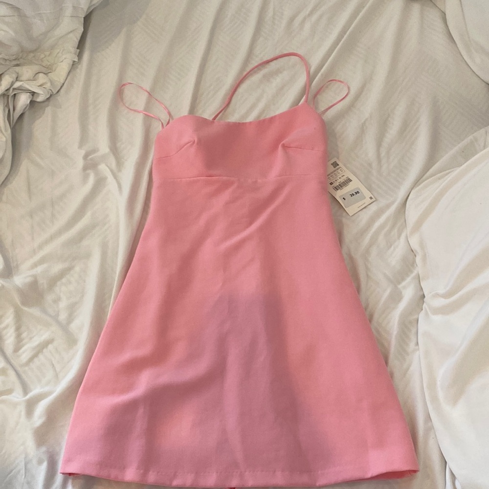 zara one shoulder dress